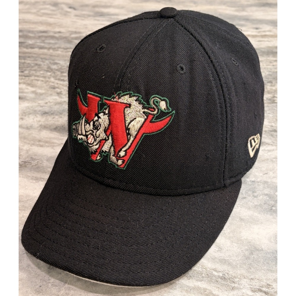 Winston Salem Warthogs MiLB New Era 59Fifty Fitted Wool Hat Size 7  1/8